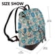 thumbnail image 2 of Balery Vintage Floral Butterflies Mochila de Cuero para Mujeres, Gran Capacidad, Bolsa de Viaje Multifuncional, Mochila de Cuero y Bolsa de Hombro para Mujeres, 2 of 4