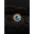thumbnail image 2 of 1 Set Of Business Style Silver & Blue Windmill Shaped Tie Pin, With Gift Box, Suitable For Daily Wear By Men, 2 of 5