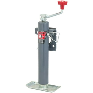 Bulldog 5000 Lb Lift Sidewind Swivel Square Tube Trailer Jack, 15