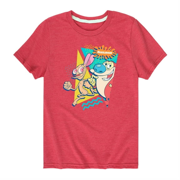 Ren & Stimpy - Toddler And Youth Short Sleeve Graphic T-Shirt