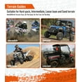 thumbnail image 5 of HALBERD 6PLY 25X8-12 SXS  ATV UTV Tires  25x8x12 All Terrain Off-Road Heavy Duty Tires Set of 2, 5 of 6