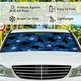 thumbnail image 5 of Car Windshield Sunshade Blocks Sun Visor Protector Fun Cartoon Dinosaurs Foldable Sun Shield For Vehicle Car Truck SUV Van 51x27.5 inches Keep Vehicle Cool, 5 of 6