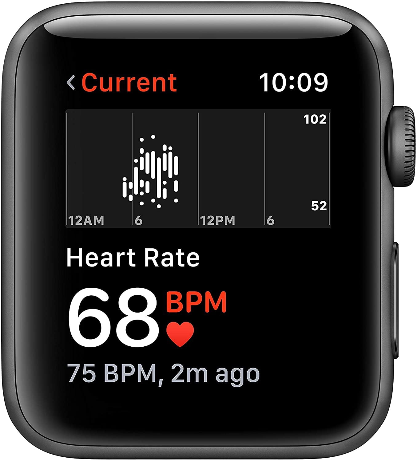 Apple Watch Series 3 (GPS, 38mm) - Space Gray Aluminum Case with Black Sport Band
