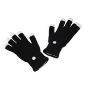 Flashing LED Rave Gloves with Luminous Fingertip Lights,Glow Light Finger Gloves for Parties,Concerts,Clubs,Festivals,Hip-Hop Events,Night Performances,Wearable Light Accessories Gift light up gloves