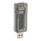 thumbnail image 4 of Medidor de cargador USB Pantalla LCD Probador de carga de voltaje de corriente portátil transparente 3.5?20V 0?3.3A, 4 of 8