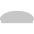 thumbnail image 5 of Ekena Millwork 50"W x 19-3/8"H x 2-3/4"P Elliptical Sunburst Architectural Grade PVC Combination Pediment, 5 of 7