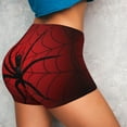 thumbnail image 3 of Picia Spider on the Web Printed Workout Shorts for Women Seamless Scrunch Butt Lifting High Waisted Yoga Gym Booty Running Moisture-wicking Short Pants-Medium, 3 of 9