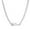 Silver, variant on Diamond Studded Cuban Chain Name Necklace Personality