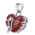 thumbnail image 5 of EHJRE Love Heart Pendant Urn Ash Holder Family Memorial Pendant Enamel Jewelry - Red, 5 of 8