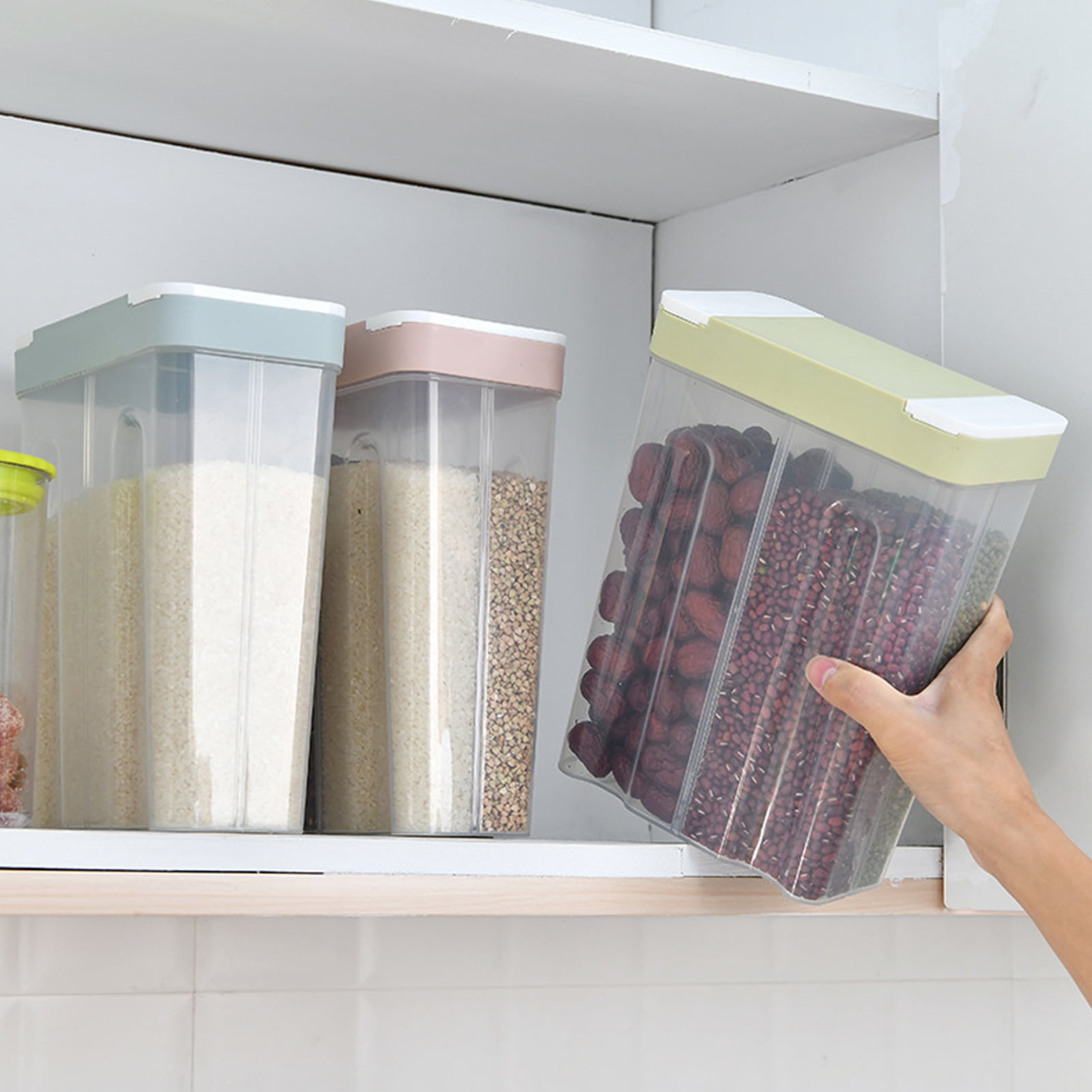 TOPOINT Airtight Food Storage Containers For Flour, Sugar Kitchen