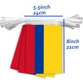 thumbnail image 2 of 30 PCS Colombia Flag String,32 FT Colombians Bunting,Decoration Banner for Outdoor Indoor Patio Yard Decor, 2 of 5