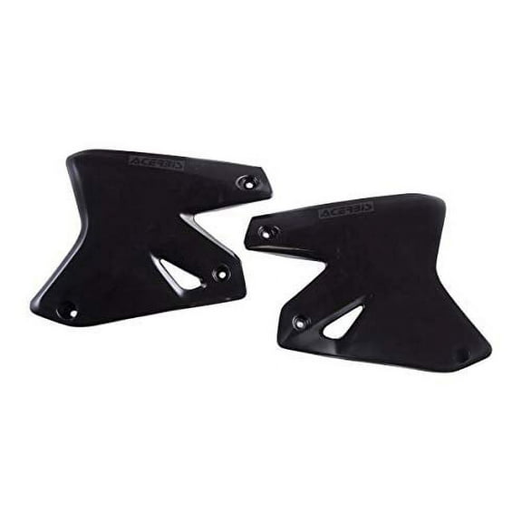 Acerbis Black Plastic Radiator Shrouds/Scoops (2043680001)