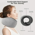 thumbnail image 6 of 360° Memory Foam Neck Pillow for Travel - Adjustable, Breathable & Washable Cervical Support for Airplane, Car, Office & Home Use, 6 of 8