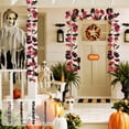 thumbnail image 7 of Moocorvic Fall Black Garland 5.74 FT With Orange Pumpkins Berries, Thanksgiving Decorations Autumn Leaf Vines Table Decoration for Party Mantle Indoor, 7 of 7