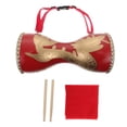 thumbnail image 2 of Miangastore 1 Set of Chinese Style Waist Drum Performance Props Percussion Instrument, 2 of 8