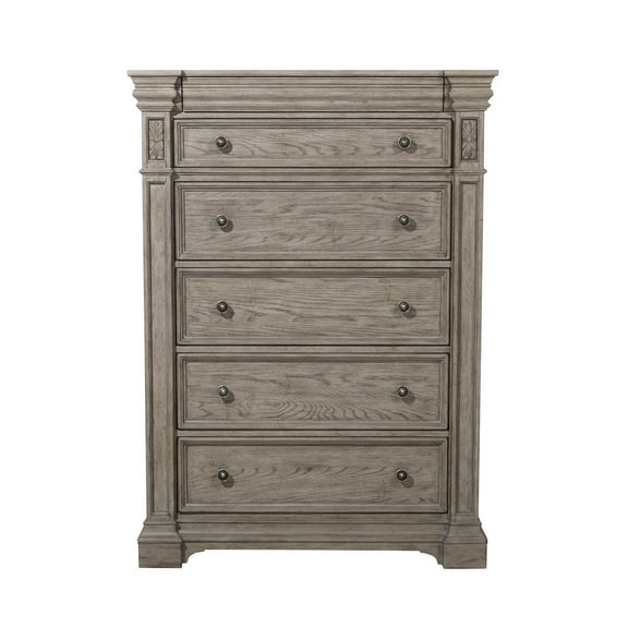 Kingsbury 6 Drawer Wood Chest in French Gray by Pulaski Furniture