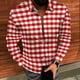 thumbnail image 4 of Seeotter Shirt for Men Plaid Mens Button Down Long Sleeve Shirts Soft Pure Cotton Casual Cozy Regular Fit, 4 of 7