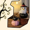 thumbnail image 5 of Halloween Mini Ghost Figurine Decor,Ghost Halloween Decor Indoor,Resin Pumpkin Pink Ghost Decor Figurine,Halloween Bat Decor Figurine,Halloween Desk Decor,B, 5 of 8