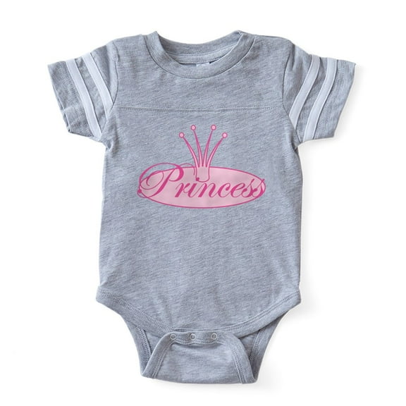 CafePress - Princess - Cute Infant Baby Football Bodysuit