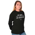 thumbnail image 4 of US Air Force Hero Airman Daughter Long Sleeve TShirt Men Women Brisco Brands S, 4 of 6
