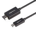 thumbnail image 1 of Adaptador de cable Amazon Basics USB-C a HDMI 4K @60Hz 1,8 m negro, 1 of 5