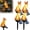 4 Pcs, variant on Red Fox Waterproof Solar Powered Garden Landscape Stake Light, Decorative Animal Statue Lamp for Yard Patio Walkway Lawn, Solar-Powered Outdoor Lighting for Home Garden Decor (2 Pcs)