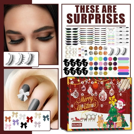 EJWQWQE Christmas Skin Care Products Countdown Blind Box Christmas Advent Gift Package