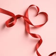 Red Single Face Satin Ribbon, 3/8