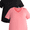 Black Soot/Rose Sand, variant on Women's Plus Size V-Neck Tee with Short Sleeves, Sizes 0X-4X