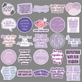 thumbnail image 2 of 50 pegatinas con una inspiradora cita motivacional morada, 2 of 2