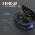thumbnail image 5 of Cshidworld Wireless Earbuds, Bluetooth 5.0 Headphones IPX8 Waterproof, Hight-Fidelity Stereo Sound Quality, Built-in Mic LED Charging Case & 21 Hours Playtime, for phones Laptops Running Gym, 5 of 9