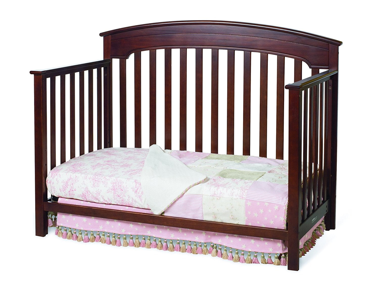 Child Craft Stanford Matte White Mini Folding Crib And Mattress