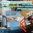 thumbnail image 4 of CazToi 8.13 Cu Ft Commercial Glass Door Refrigerator with LED Lights and Smart Temperature Control for Cafe Restaurant, 4 of 7