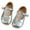 Silver, variant on Otqutp Toddler Girls Glitter Dress Shoes Flower Girl Mary Jane Ballet Flats Princess Little Kid Wedding Party Bridesmaid Shoes