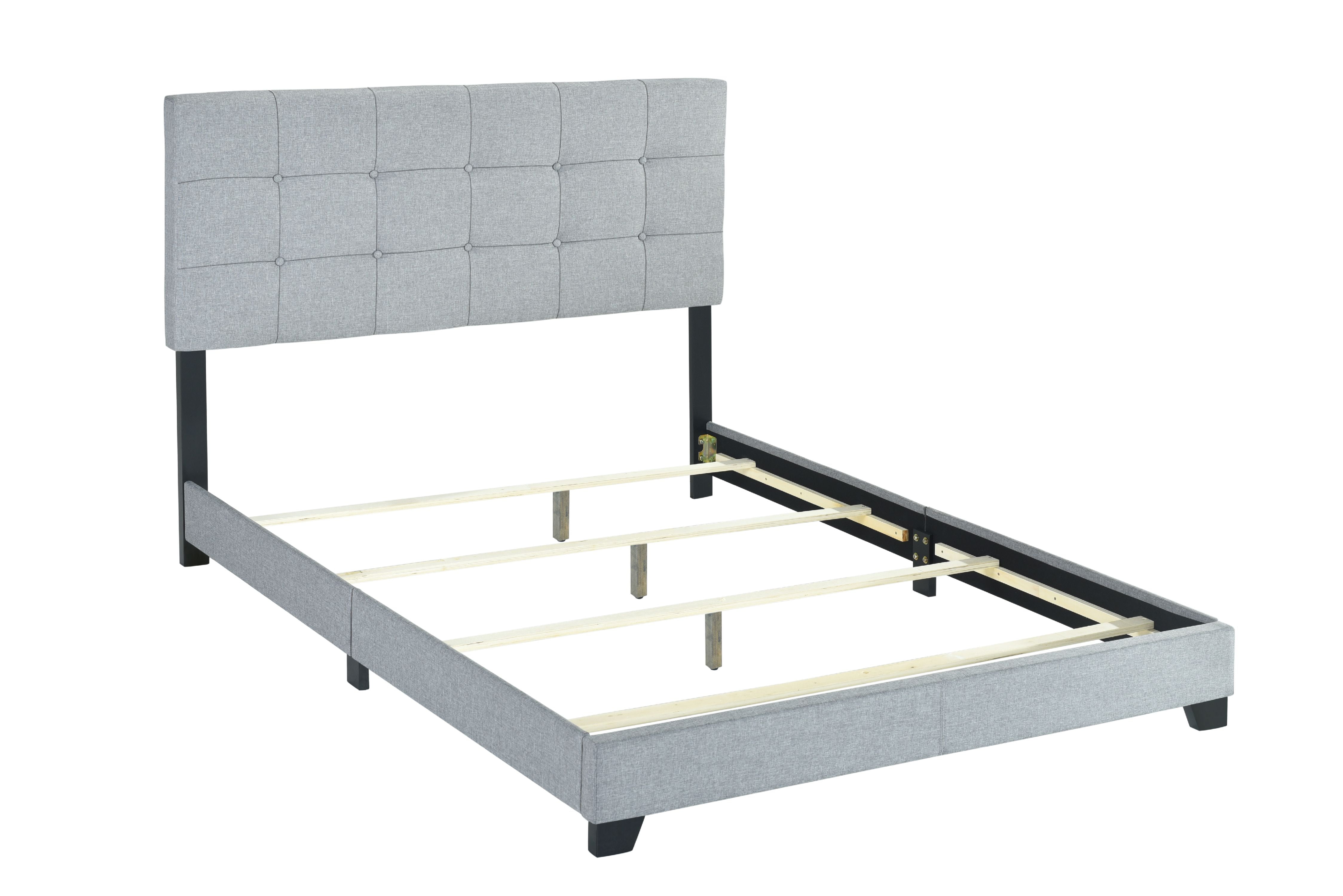 Crown Mark Florence Gray Panel Bed California King Walmart