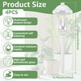 thumbnail image 2 of AEVXKHI 4PCS Plant Watering Globes Mushroom Style Self Watering Planter, Insert Reusable Glass Plant Watering Devices, Self Watering Bulbs, Automatic Mini Irrigation System for Plant Gardening, 2 of 10