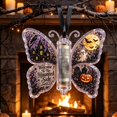 thumbnail image 5 of Halloween Cash Gift Ornament, Clear Acrylic Butterfly Design G Rolled Cash Tube Holder, with Festive Keepsake Design for Halloween Tree Mantel and Spooky Party Gifts, 5 of 6