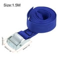 thumbnail image 4 of Uxcell 0.46ft Cam Buckle Tie Down Lashing Strap Polypropylene Blue 2pcs, 4 of 6