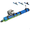 1pc-B, variant on Catapult Fishing Rod, Portable Telescopic Slingshot with Reel, Cannon Bait Launcher for Kids, Saltwater and Freshwater Great Gear for Outdoor Anglers Travel