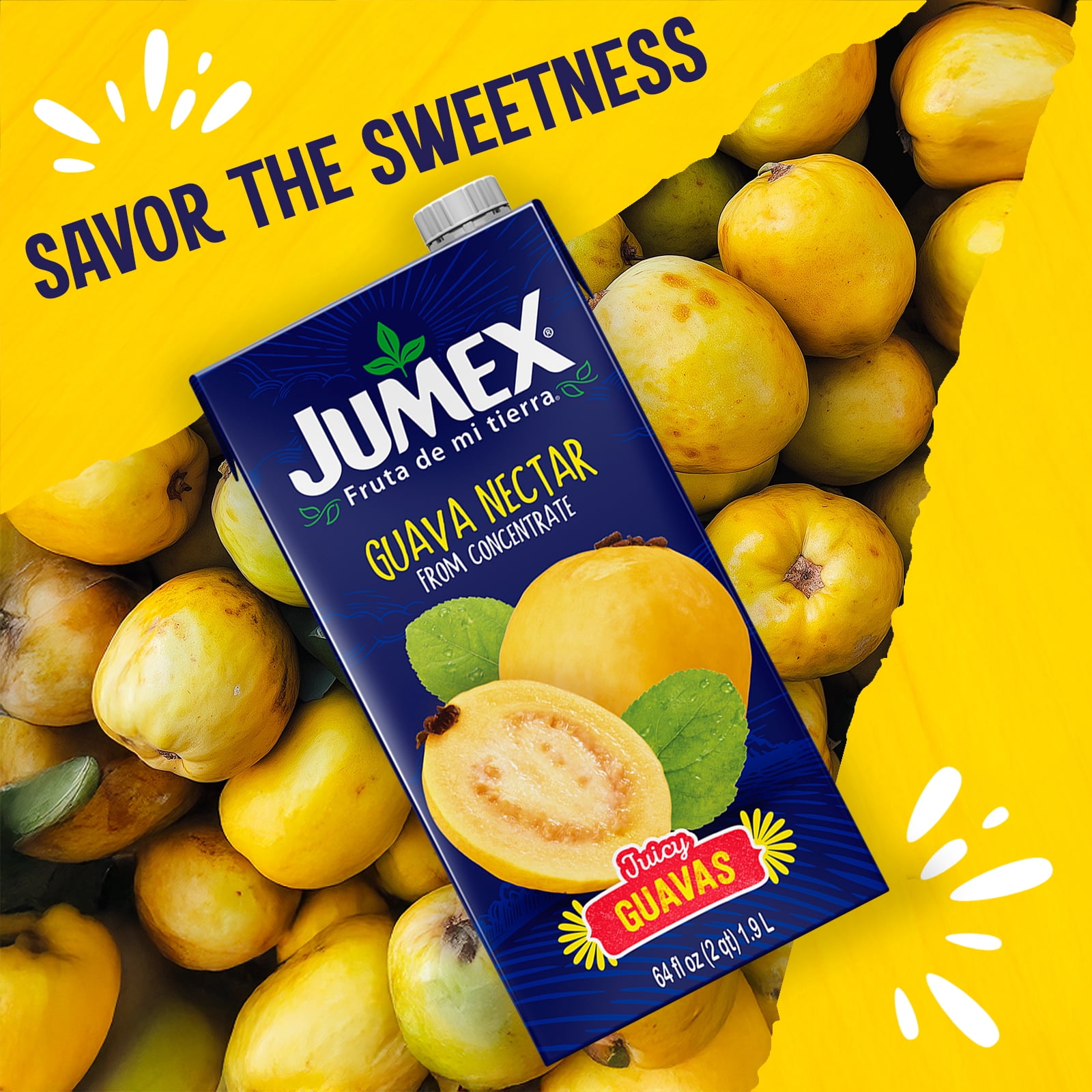 (3 pack) Jumex Guava Nectar Juice, 64 fl oz