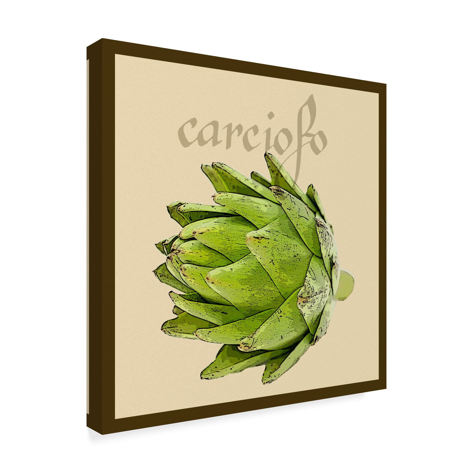 Trademark Fine Art 'Italian Vegetable VIII' Canvas Art by Vision Studio