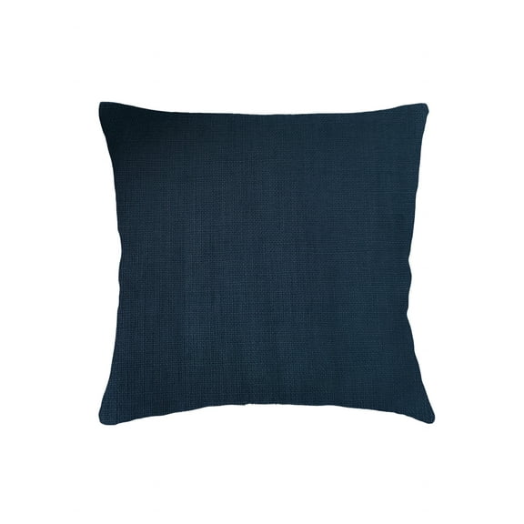 So Soft Linen Navy Blue Pillow 18x18 / Down Alternative