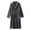 Gray, variant on AOOCHASLIY Bath Robes for Women Clothes House Robes Bathrobe Lengthening Keep Warm Lapel Same Style for Men and Ladies Long Sleeve