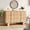 Light Oak, variant on 47 Inch Wide Modern Sideboard Buffet - 3 Drawers 3 Doors Storage Cabinet with Reinforced Legs for Kitchen Living Room, Whitewashed Oak