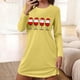 thumbnail image 1 of Camisón corto de manga larga y cuello redondo para mujer, bata de baño holgada de invierno para el hogar, bata de poliéster para mujer., 1 of 6