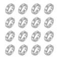 thumbnail image 1 of 16 Pcs Entretoises en Acier Inoxydable 304 3/8 Pouces OD x 9/32 Pouces ID x 1/8 Pouces Longueur(10x7x3mm) Vis Support de Bague Finition Simple Non Filetée Entretoises Rondes en Métal pour Vis M7 Boulons et Tiges, 1 of 2