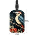 thumbnail image 6 of Square 2Pack PU Leather Woodpecker Cruise Luggage Tag with Privacy Cover and Name ID Tag for Travel Handbags Backpacks Luggage Tags, 6 of 6