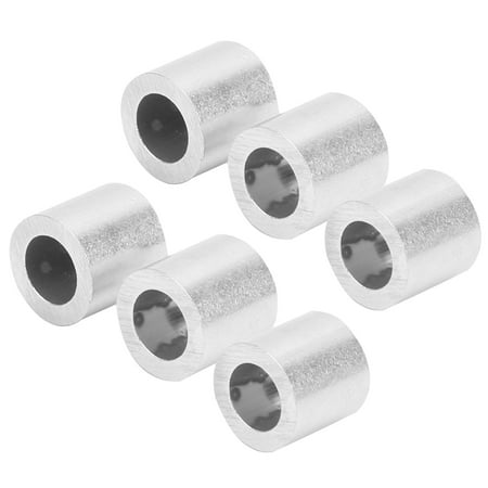 

Aluminum Rope Crimping Sleeve Round Hole Fits Tightly Burrs Free One Piece Formed Crimping Sleeve Strong Strength Lightweight For Steel Wire Rope