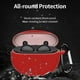 thumbnail image 3 of Sywqhk Estuche protector de auriculares para caja de transporte de auriculares OPPO Enco Air (rojo), 3 of 9
