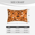 thumbnail image 2 of Halloween Plush Throw Pillow Covers, halloween candy hat Pillow Cases with Invisible Zipper,Halloween Decor Microfiber Pillow Cases for Sleeping Bedroom Sofa Living Room, 2 of 6